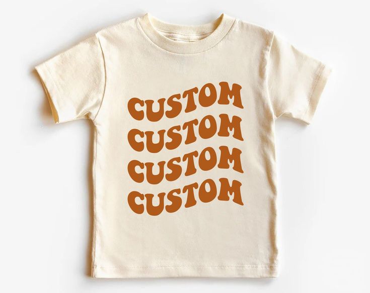 Customised t-shirt for kids